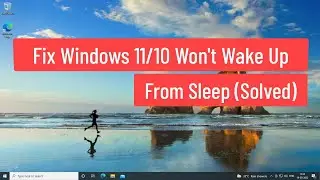 Fix Windows 11/10 Wont Wake Up from Sleep