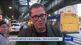 M train is popular alternate route during L train slowdown