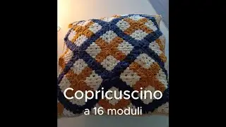 Da modulo a superficie | Copricuscino a 16 granny