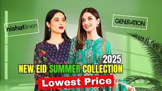 Nishat New Eid Summer Collection 40%Off sale🔥😍 | Generation Sale 50% Flat OFF 2025 🥳