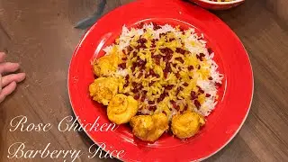 Rose Chicken Barberry Rice | زرشك پلو با مرغ گل پيچ