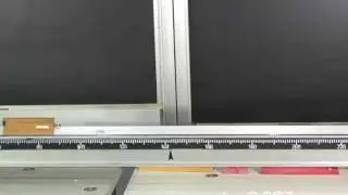 Large glider on air track: Observational experiment