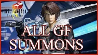 ALL GF GUARDIAN FORCES SUMMONS | FINAL FANTASY VIII Remastered (PS4|SWITCH|XBOX ONE|PC)