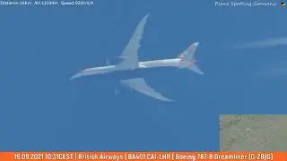 British Airways BA401:CAI-LHR (19.09.2021) #NikonP1000