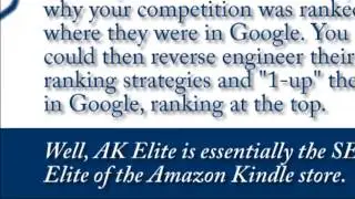 AK Elite Review-Amazon Kindle Elite Review BONUS