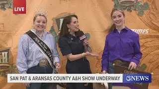 Live from the San Pat & Aransas County A&H Show! Show Queen Royalty, Spongebob & 
