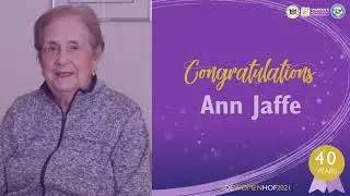 Ann Jaffe Inducted Into The Delaware Women's Hall of Fame