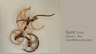 Quest kinectic sculpture by David C. Roy