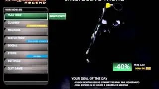 Tribes Ascend: Interactive Menu