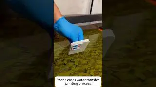 Phone case water transfer printing process #short  #shorts #factory #manufacturing #OEM #dongguan