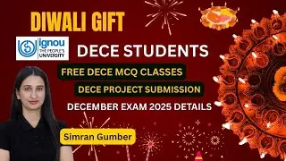 DECE Free MCQ Classes 2025 IGNOU Level Up Learning Simran Gumber
