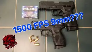 CRAZY FAST 9mm: .357 Magnum Power from Cor Bon +P?! @oso4586
