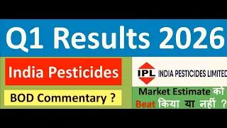 INDIA PESTICIDES Q1 results 2026 | INDIA PESTICIDES results today | INDIA PESTICIDES Share News