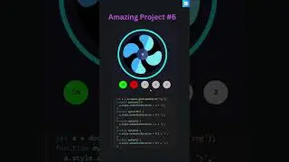 Moving Fan using JavaScript #moving #fan #htmlcssreels #projects #viralreels #trending