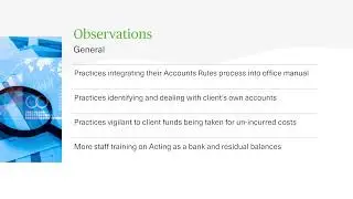 The SRA Accounts Rules - A Year in Review 2024 - Webinar