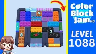Color Block Jam Level 1088 Solution Walkthrough
