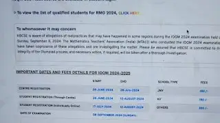 Will RMO 2024 be postponed? Why RMO registration did not start?