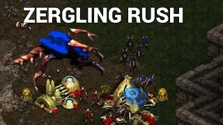 StarCraft 1: Fast, Small, Zerglings have it ALL. - JeDi vs AP | GAN Race