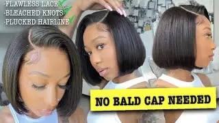 Skip The Bald Cap Method| Super Natural Lace Bob| Ft. MyFirstWig