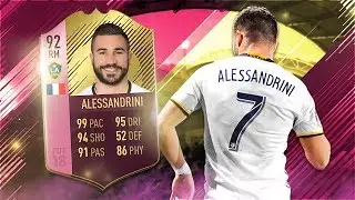 FIFA 18 FUTTIES ALESSANDRINI REVIEW | 92 FUTTIES WINNER ALESSANDRINI PLAYER REVIEW