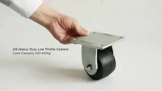 Heavy Duty Nylon Casters: Heavy Duty Low Profile Caster Wheels with High Load Capacity