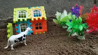 Diy Tractor making mini Bulldozer New Repair Tunnel   | Open tunnel through the mountain for train