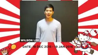 Message from Wilson Lee to Hello Kitty Go Around!! in Malaysia Carnival