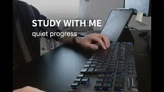 STUDY WITH ME #03 | Silent Lofi | Desk-only | Long Session