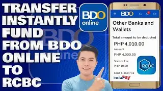 How To Transfer Fund From BDO To RCBC Savings Account | BDO to RCBC Instapay Tutorial