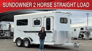Sundowner 2 Horse Straight Load Bumper Pull