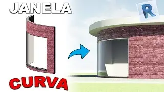 Como fazer janelas em paredes curvas no REVIT