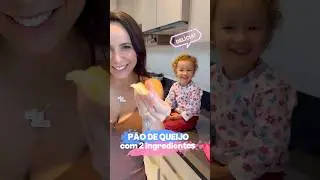 Tenta a&iacute; que &eacute; f&aacute;cil demaaais!! P&atilde;ozinho de queijo s&oacute; com 2 ingredientes !! Tenta a&iacute; e em conta.