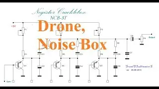 Negistor Cracklebox Drone and Noise  Generators Test 1