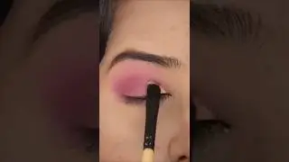 pink cutcrees eye makeup tutorial 👁️✨#eyemakeup #tutorial #makeup #cutcreeseye#viral #makeup