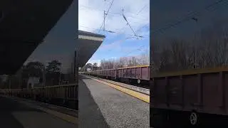 56105 + 66849 | COLAS Class 56/66 passing Morpeth