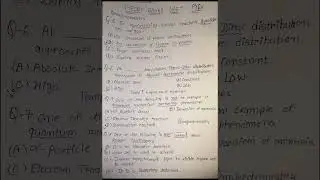 Gset Chemical sciences theory based pyqs part 2#gset#csirnet#bsc#msc#neet#gate#jee#paper2#2024#study