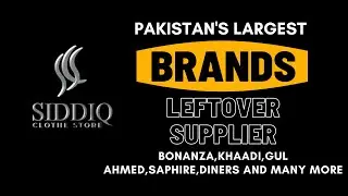 PAKISTAN'S largest Brands leftover supplier... #scs #adressvideo #brands