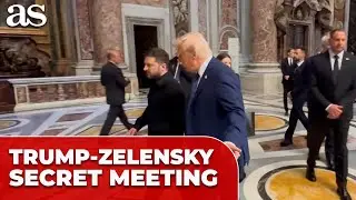 TRUMP and ZELENSKY'S PRE-POPE funeral ENCOUNTER REVEALED
