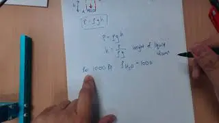Thermofluids: Liquid Column Height