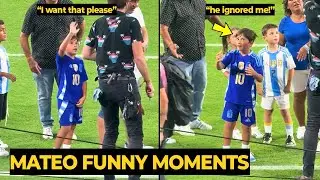 Mateo Messi's funny reaction when he was ignored after asking for the goal net | Football News Today