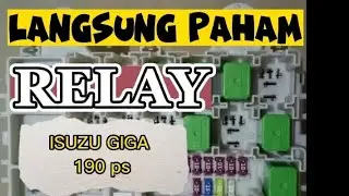 Buat mekanik dan supir... Belajar mengenal relay mobil truk giga 190ps