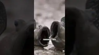 Fish that Walks? Meet the Mudskipper! 😱 #shorts #fighting