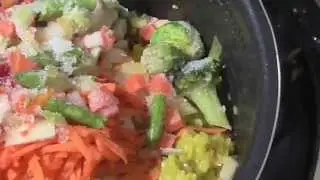 Rice with vegetables and chicken pressure cooker Home cooking Ukraine Kremenchug