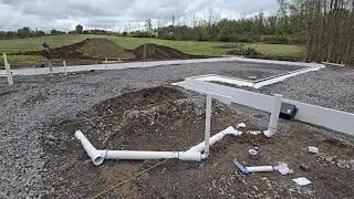 Rough Plumbing Drains And Vents For A Slab Foundation