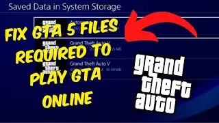 Как исправить ошибку GTA 5 &laquo;Невозможно загрузить файлы, необходимые для игры в GTA ONLINE&raquo; &mdash; PS4 ...