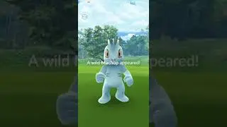 Pokemon GO Gameplay Catching Machop One Of The Rare Pokemon In My Area
