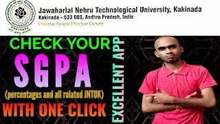 JNTUK R16,R19 Percentage, SGPA, CGPA calculator app with one click