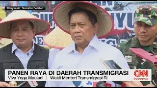 Panen Raya Di Banyuasin Jadi Contoh Transmigrasi Sukses