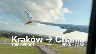 Flying Ryanair&rsquo;s New 737 MAX 8-200 to Greece! Krak&oacute;w &rarr; Chania Trip Report