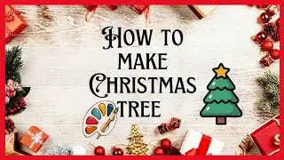 How to draw Christmas tree | Step by step ✍🏻🌲